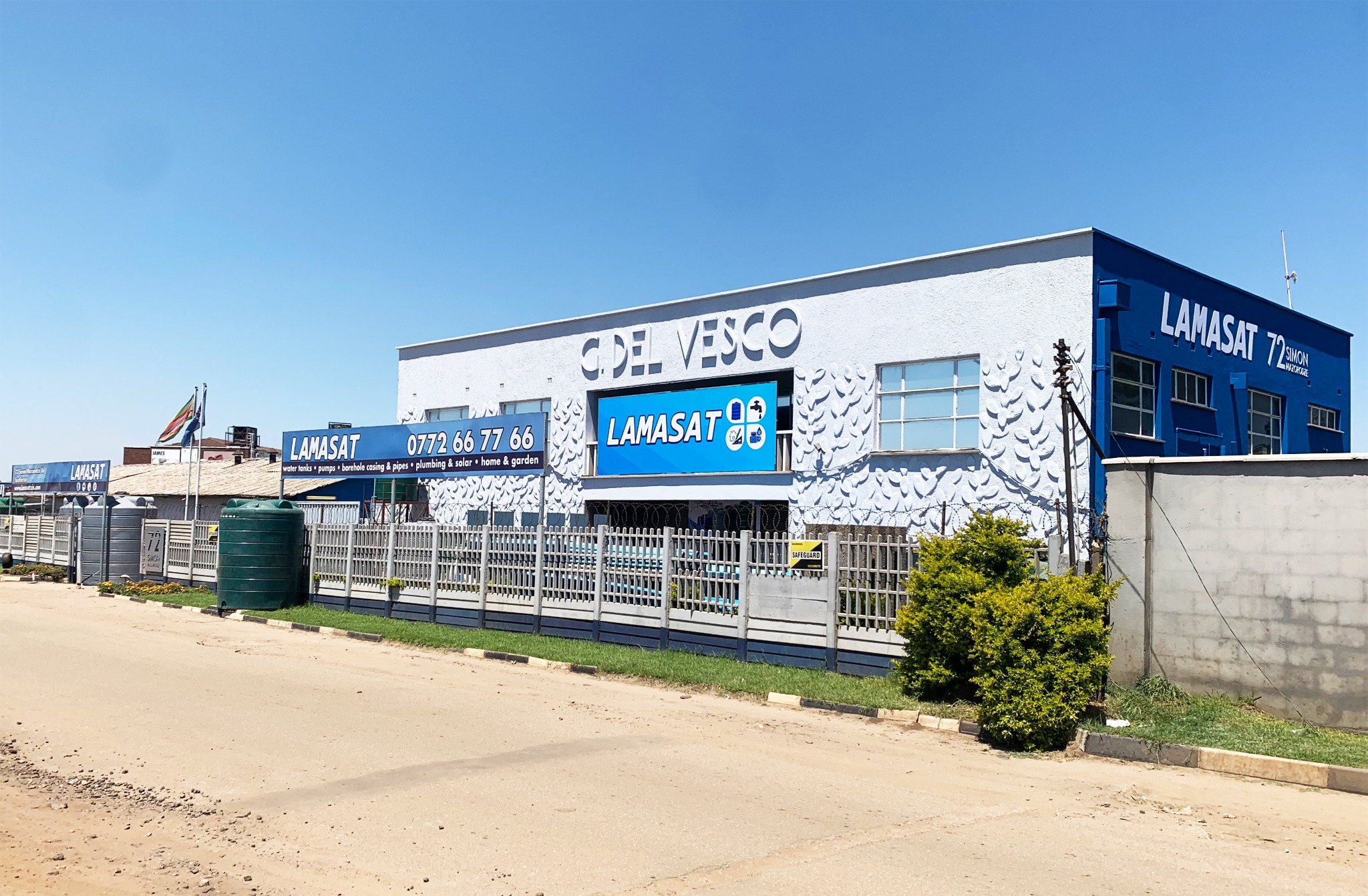 Lamasat Southerton head office exterior at 72 Simon Mazorodze Road